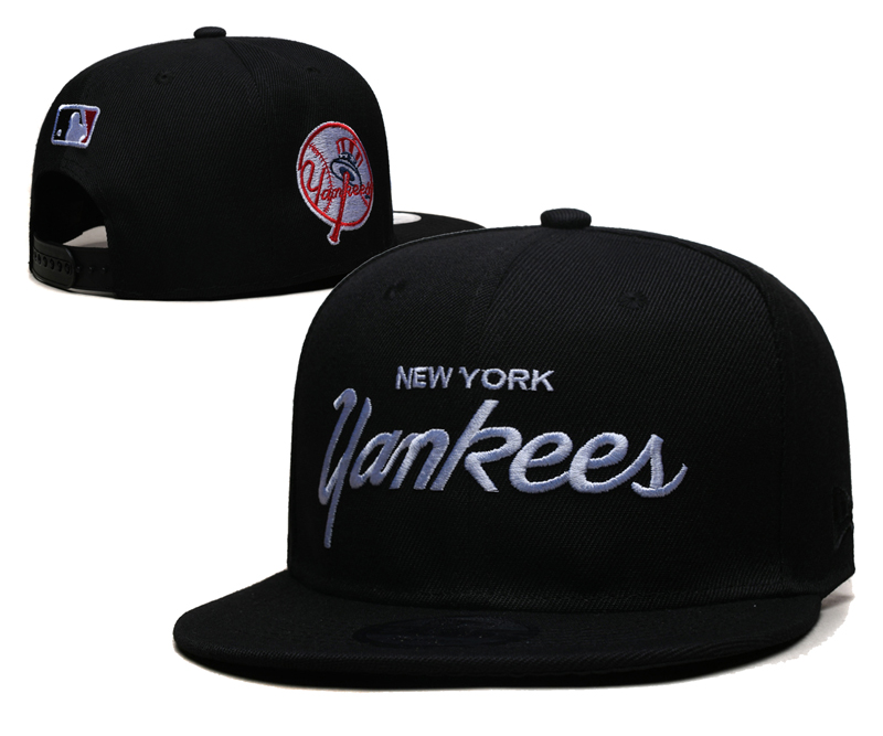 MLB New York Yankees black 2025 hat YS->mlb hats->Sports Caps